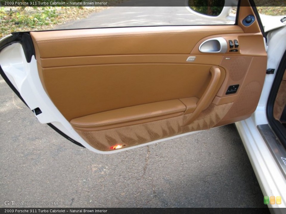 Natural Brown Interior Door Panel for the 2009 Porsche 911 Turbo Cabriolet #73119927