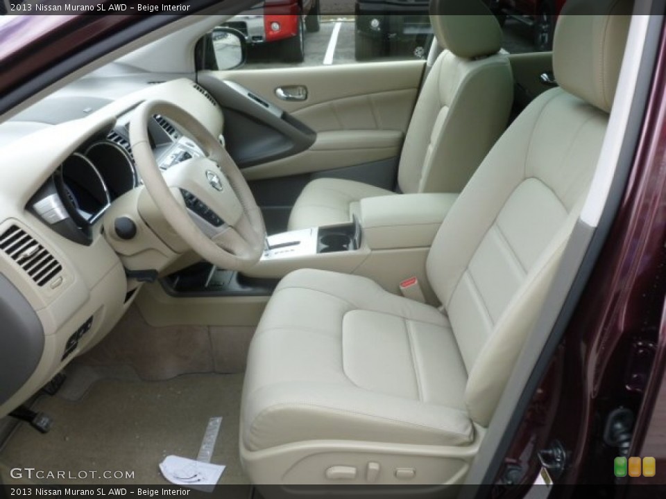 Beige Interior Photo for the 2013 Nissan Murano SL AWD #73120095