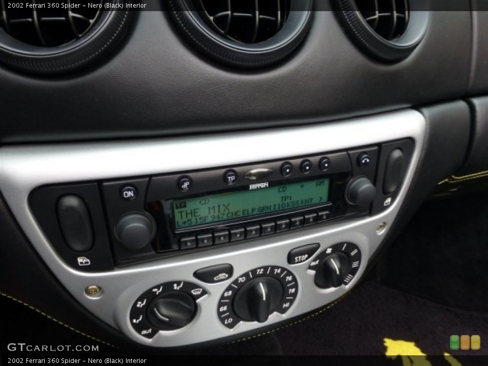 Nero (Black) Interior Audio System for the 2002 Ferrari 360 Spider #73120422