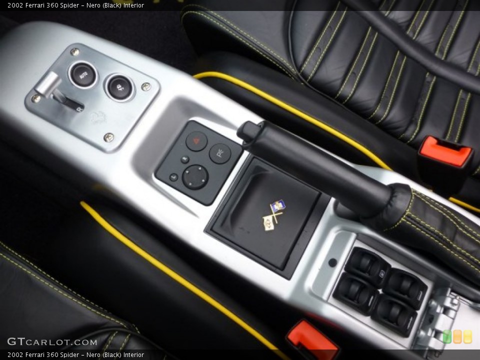 Nero (Black) Interior Controls for the 2002 Ferrari 360 Spider #73120467