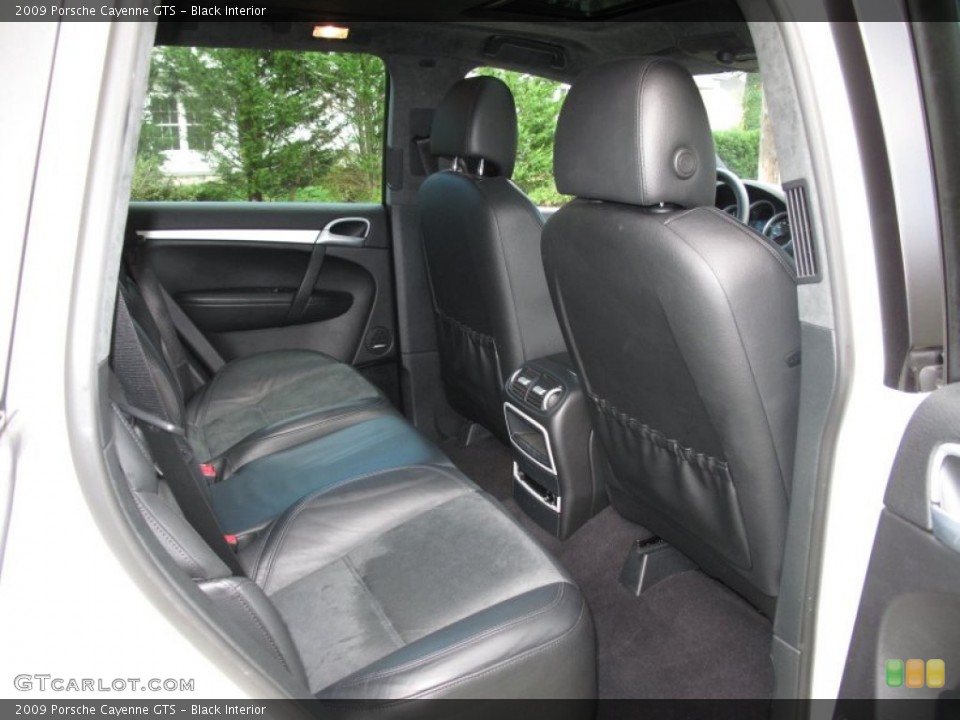 Black Interior Rear Seat for the 2009 Porsche Cayenne GTS #73120506