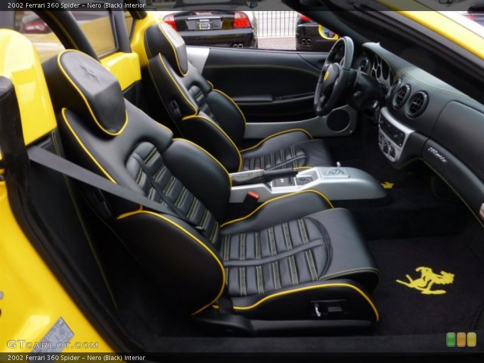 Nero (Black) Interior Photo for the 2002 Ferrari 360 Spider #73120557