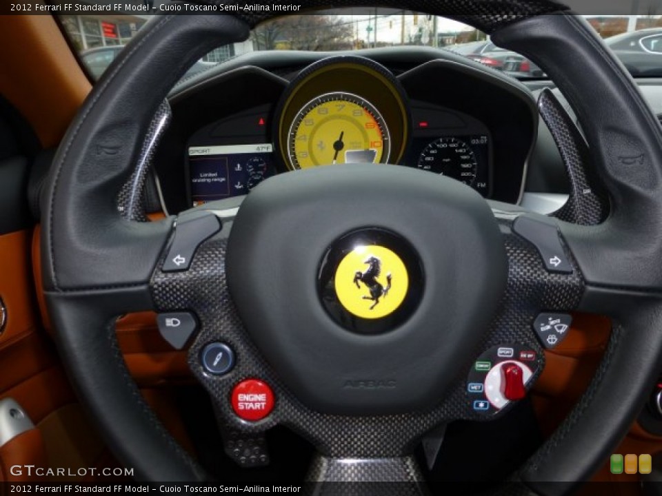 Cuoio Toscano Semi-Anilina Interior Steering Wheel for the 2012 Ferrari FF  #73121051