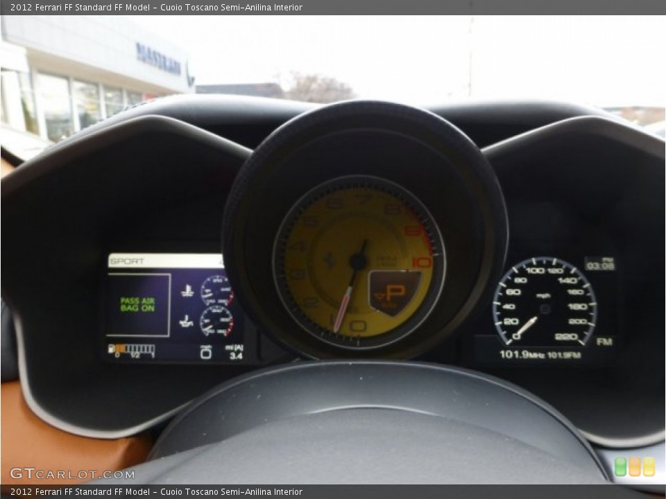 Cuoio Toscano Semi-Anilina Interior Gauges for the 2012 Ferrari FF  #73121072