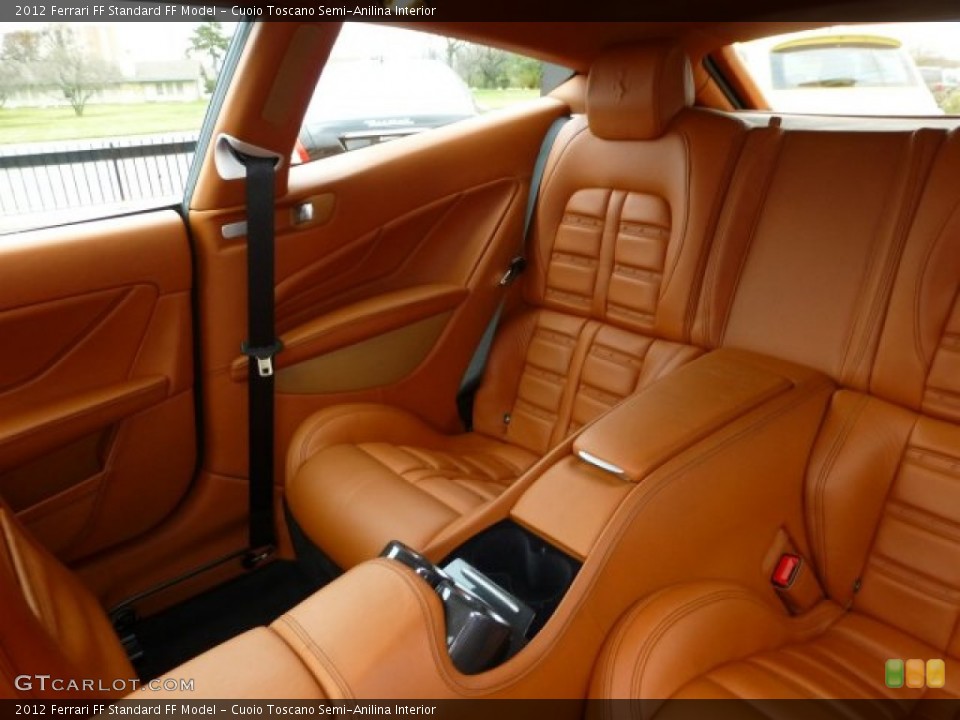 Cuoio Toscano Semi Anilina Interior Rear Seat For The 2012