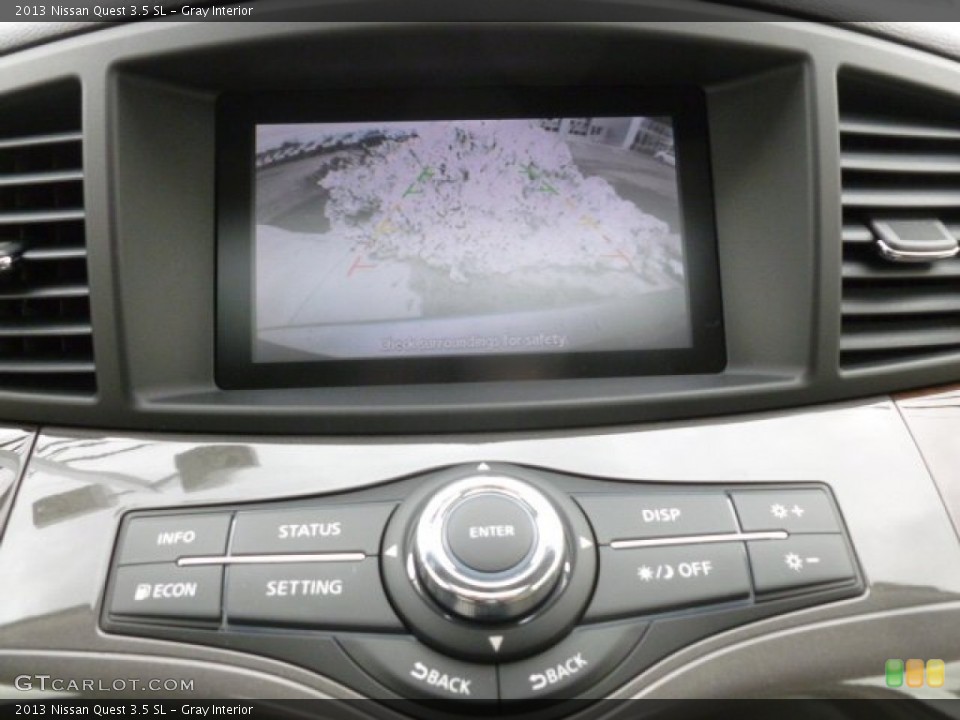 Gray Interior Controls for the 2013 Nissan Quest 3.5 SL #73121508