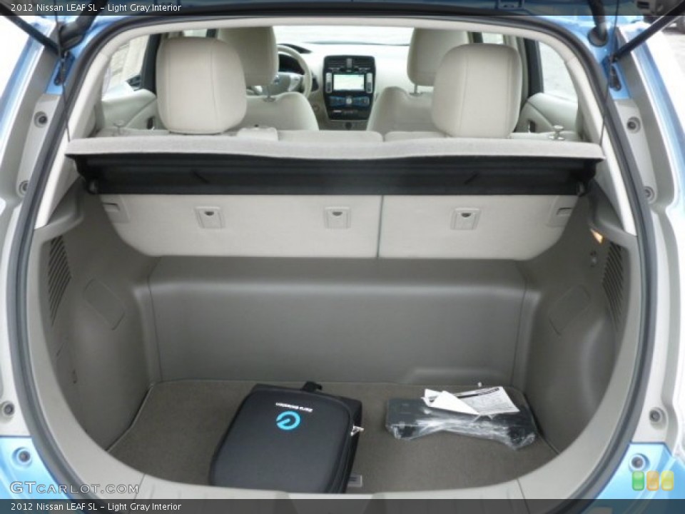 Light Gray Interior Trunk for the 2012 Nissan LEAF SL #73121802