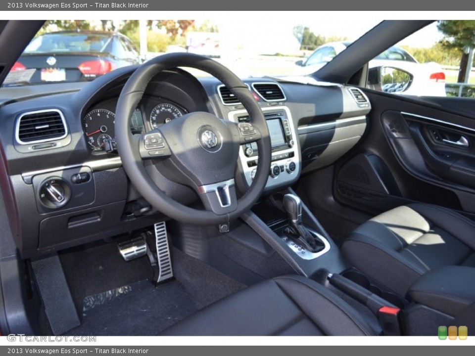 Titan Black Interior Photo for the 2013 Volkswagen Eos Sport #73122942