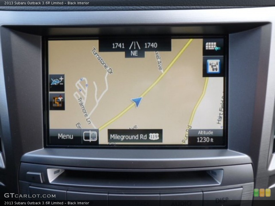 Black Interior Navigation for the 2013 Subaru Outback 3.6R Limited #73123854