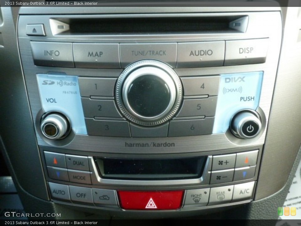 Black Interior Controls for the 2013 Subaru Outback 3.6R Limited #73123872