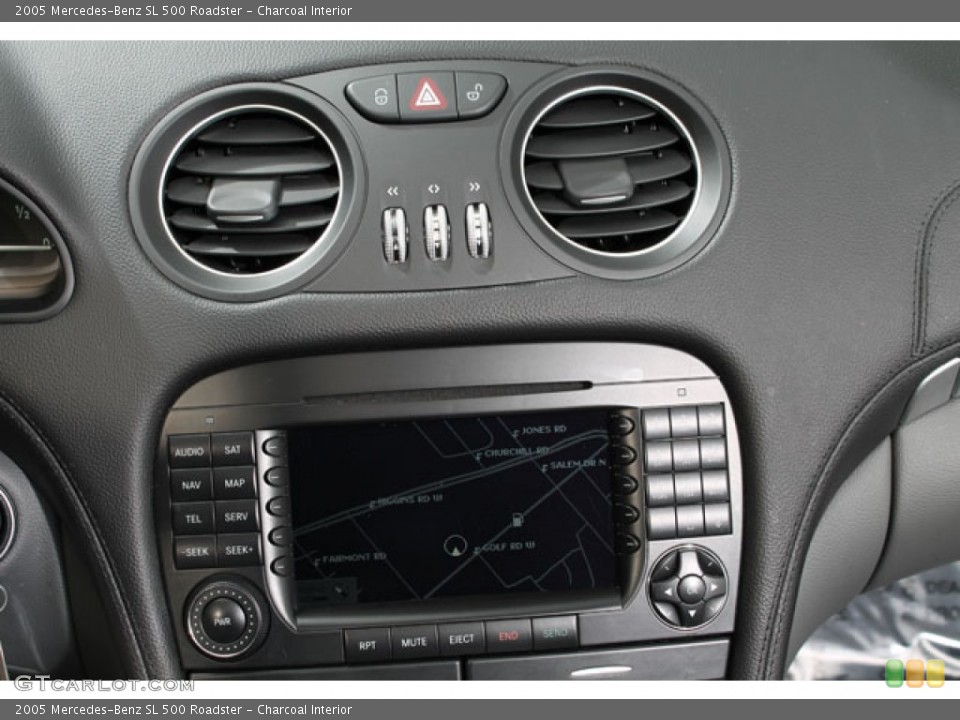 Charcoal Interior Controls for the 2005 Mercedes-Benz SL 500 Roadster #73125479