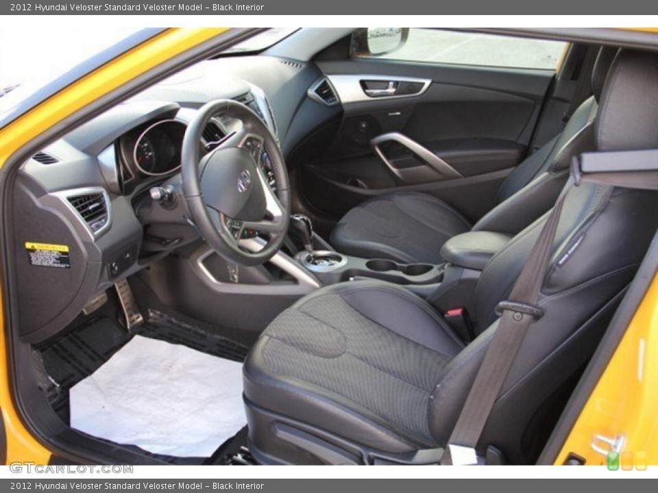 Black Interior Prime Interior for the 2012 Hyundai Veloster  #73128200