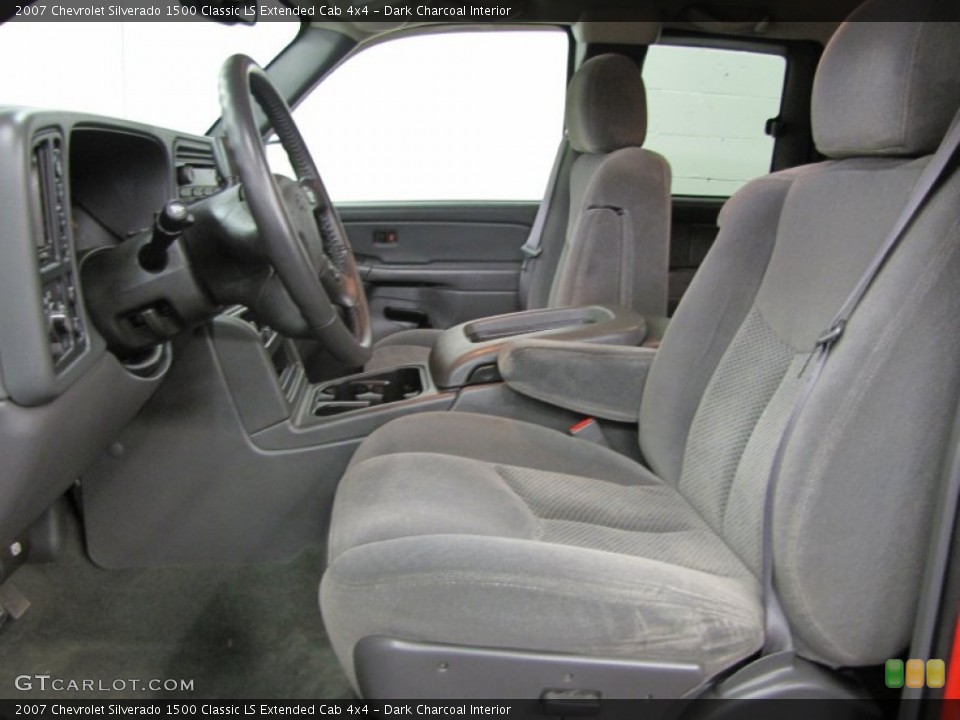 Dark Charcoal Interior Front Seat for the 2007 Chevrolet Silverado 1500 Classic LS Extended Cab 4x4 #73131565