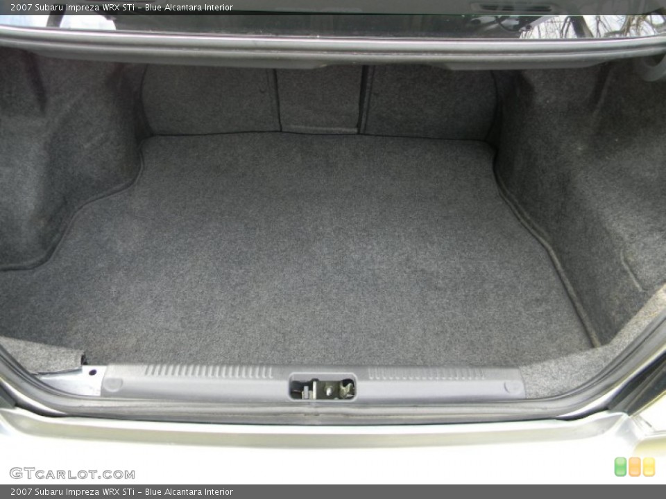 Blue Alcantara Interior Trunk for the 2007 Subaru Impreza WRX STi #73132407