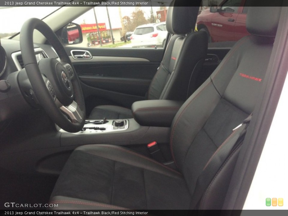 Trailhawk Black/Red Stitching Interior Photo for the 2013 Jeep Grand Cherokee Trailhawk 4x4 #73137186