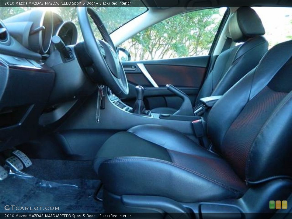 Black/Red Interior Photo for the 2010 Mazda MAZDA3 MAZDASPEED3 Sport 5 Door #73139558