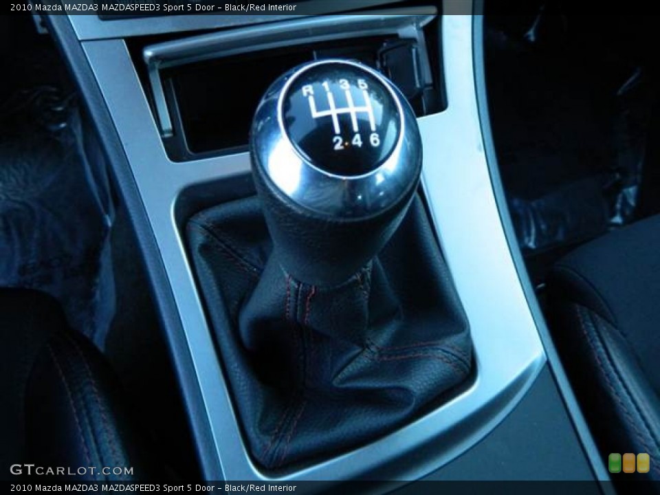 Black/Red Interior Transmission for the 2010 Mazda MAZDA3 MAZDASPEED3 Sport 5 Door #73139604