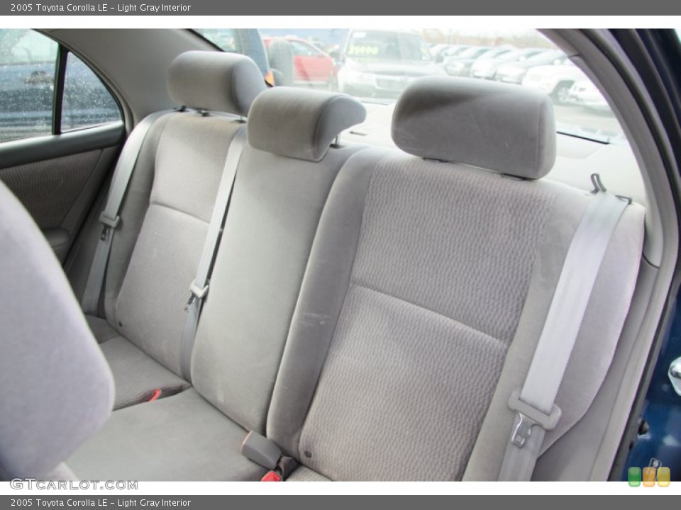 Light Gray Interior Rear Seat for the 2005 Toyota Corolla LE #73140755