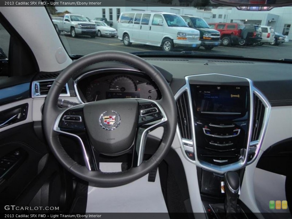 Light Titanium/Ebony Interior Dashboard for the 2013 Cadillac SRX FWD #73144505