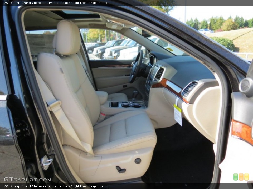 Black/Light Frost Beige Interior Photo for the 2013 Jeep Grand Cherokee Limited #73146399