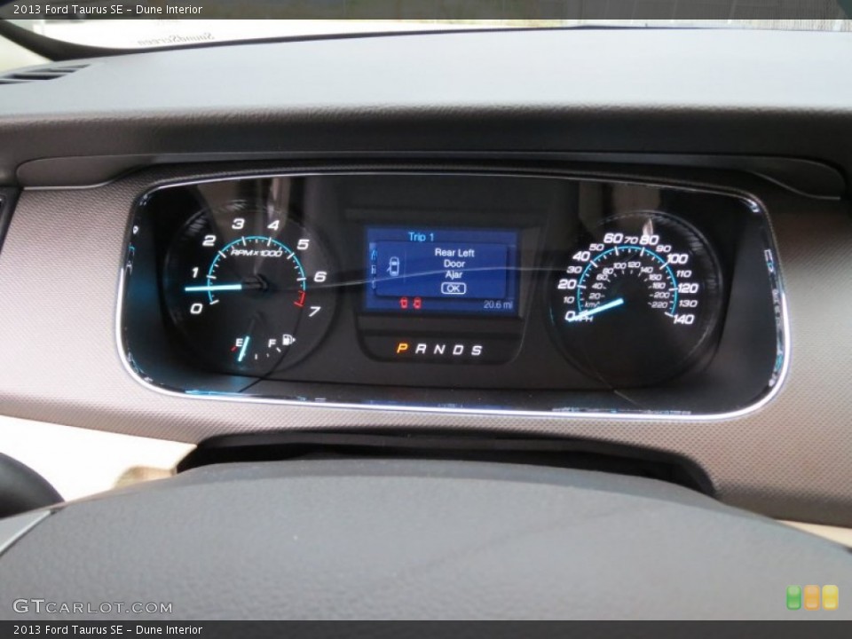 Dune Interior Gauges for the 2013 Ford Taurus SE #73147849
