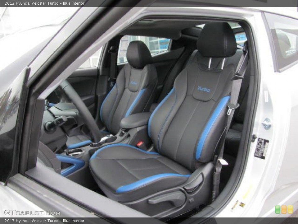 Blue Interior Photo for the 2013 Hyundai Veloster Turbo #73148079