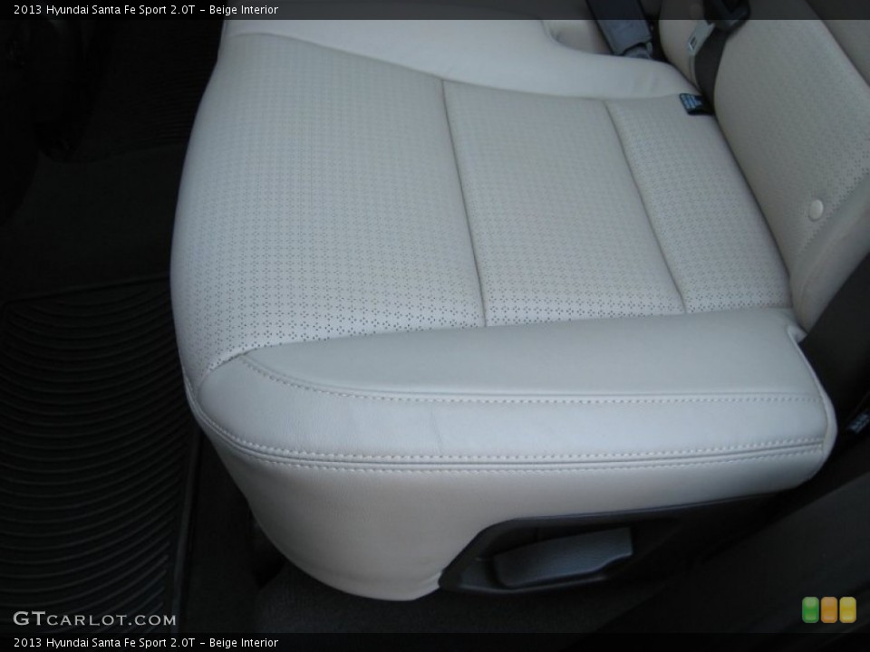 Beige Interior Rear Seat for the 2013 Hyundai Santa Fe Sport 2.0T #73149128