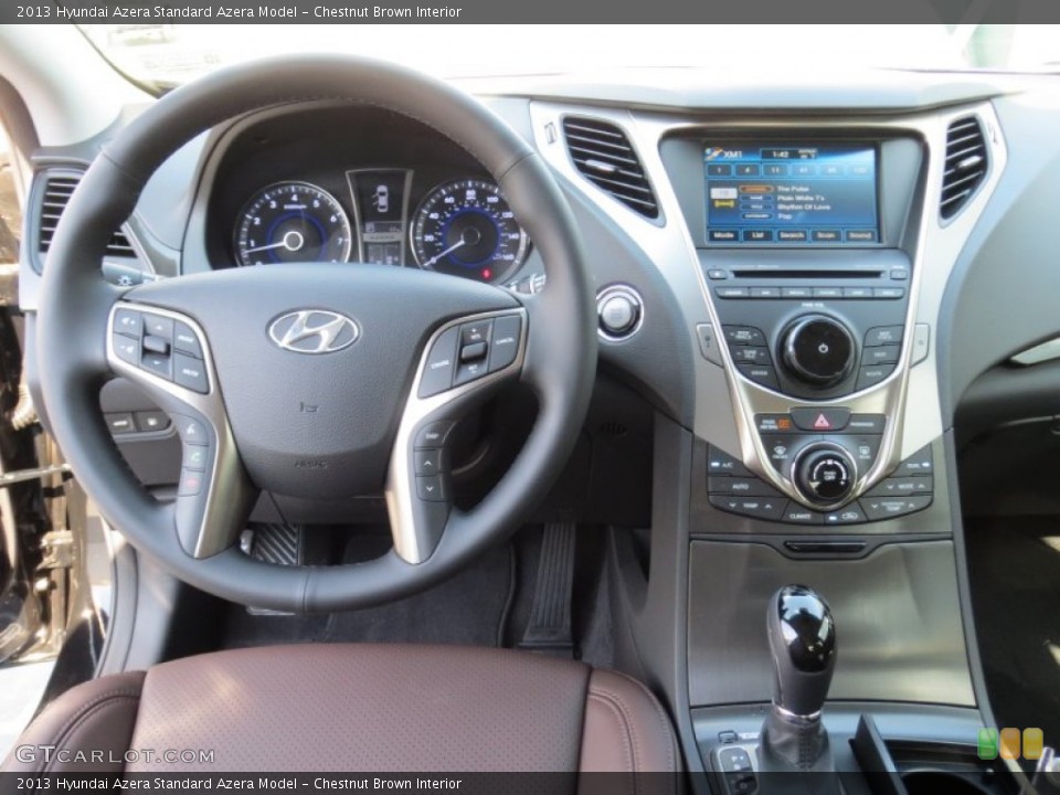 Chestnut Brown Interior Dashboard for the 2013 Hyundai Azera  #73149189