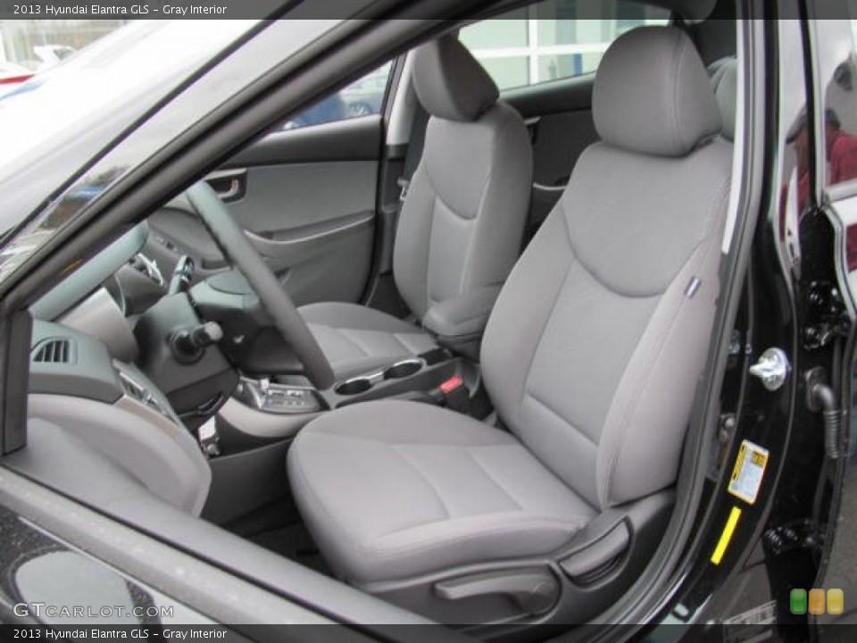 Gray Interior Front Seat for the 2013 Hyundai Elantra GLS #73149237