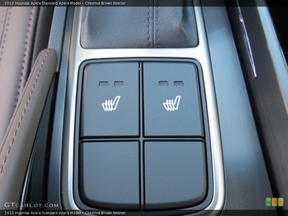 Chestnut Brown Interior Controls for the 2013 Hyundai Azera  #73149339