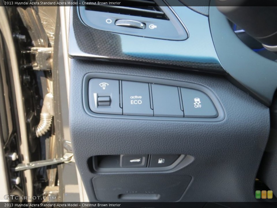 Chestnut Brown Interior Controls for the 2013 Hyundai Azera  #73149441