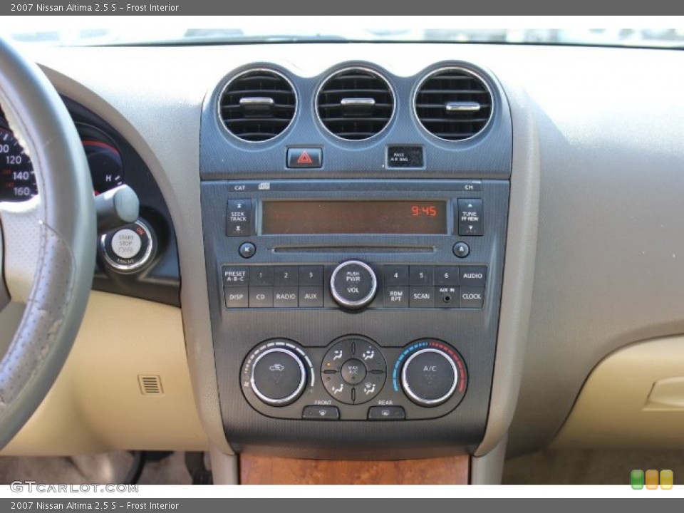 Frost Interior Controls for the 2007 Nissan Altima 2.5 S #73149597