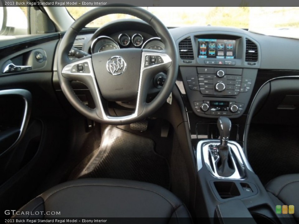 Ebony Interior Dashboard for the 2013 Buick Regal  #73149735