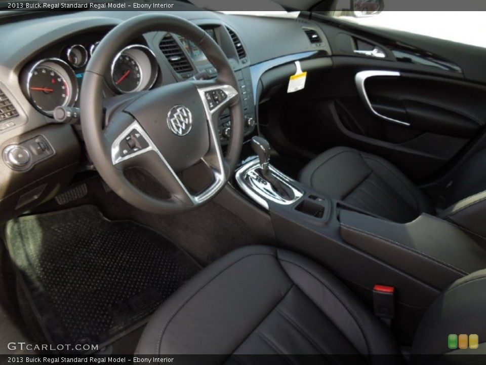 Ebony Interior Prime Interior for the 2013 Buick Regal  #73149971