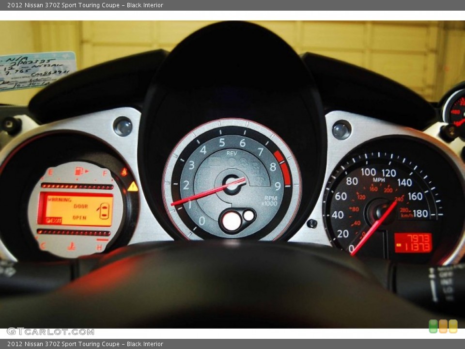 Black Interior Gauges for the 2012 Nissan 370Z Sport Touring Coupe #73152726