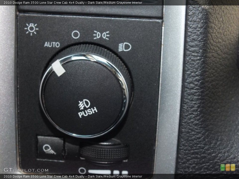 Dark Slate/Medium Graystone Interior Controls for the 2010 Dodge Ram 3500 Lone Star Crew Cab 4x4 Dually #73153578