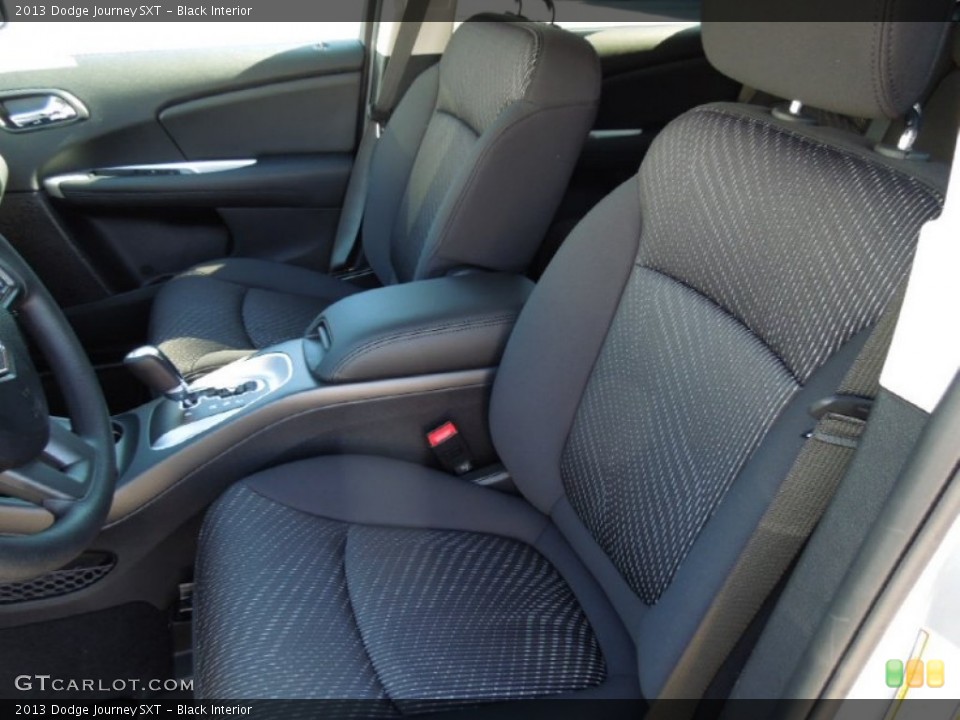 Black Interior Front Seat for the 2013 Dodge Journey SXT #73154622