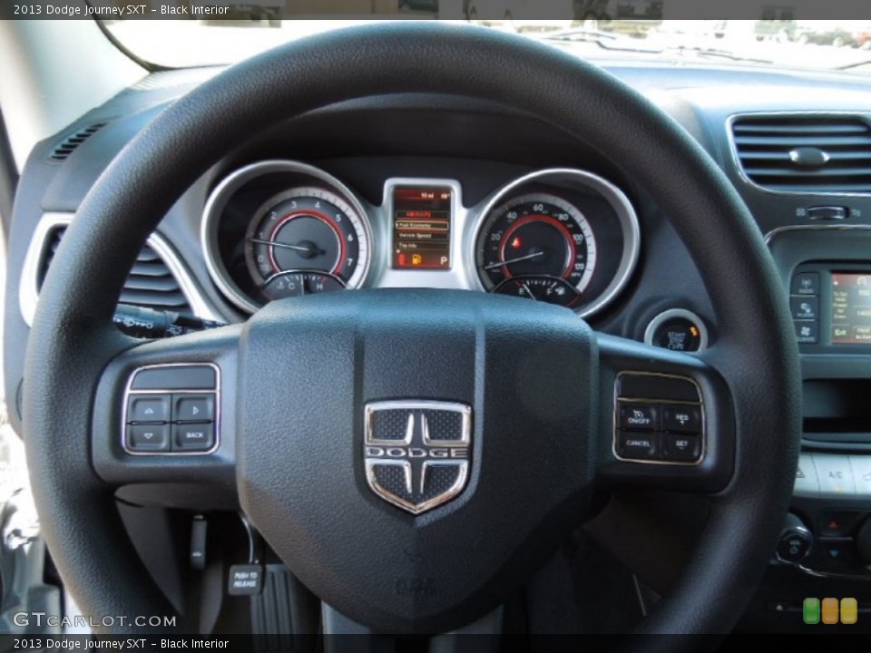 Black Interior Steering Wheel for the 2013 Dodge Journey SXT #73154767