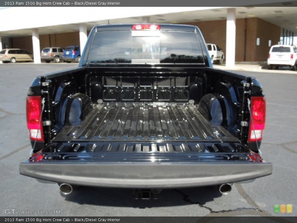 Black/Diesel Gray Interior Trunk for the 2013 Ram 1500 Big Horn Crew Cab #73156296