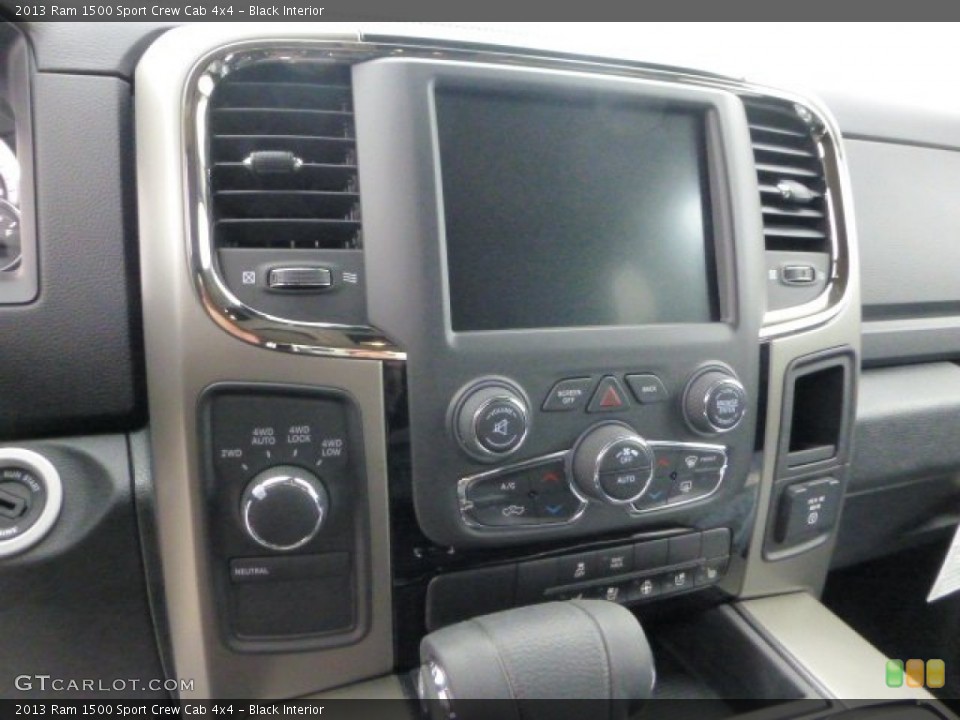 Black Interior Navigation for the 2013 Ram 1500 Sport Crew Cab 4x4 #73156683