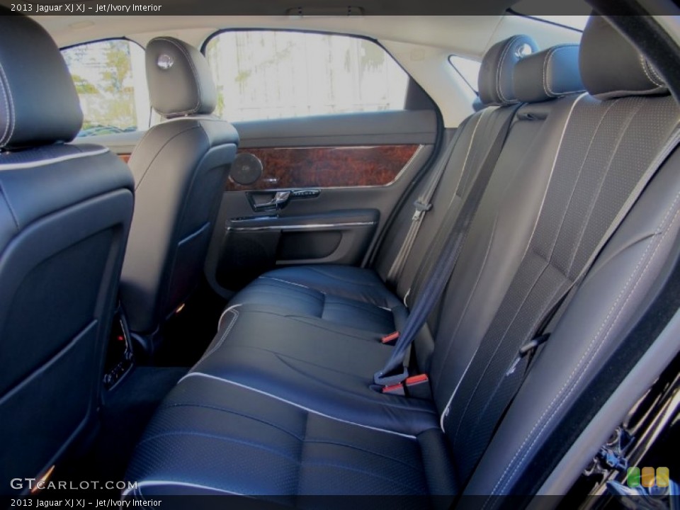 Jet/Ivory Interior Rear Seat for the 2013 Jaguar XJ XJ #73157232