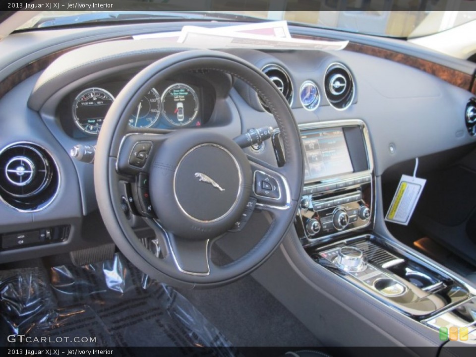 Jet/Ivory Interior Dashboard for the 2013 Jaguar XJ XJ #73157277