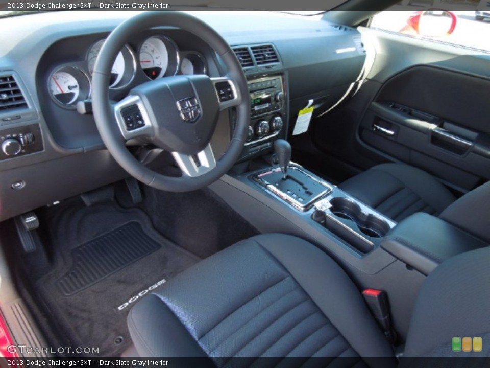 Dark Slate Gray Interior Prime Interior for the 2013 Dodge Challenger SXT #73160007
