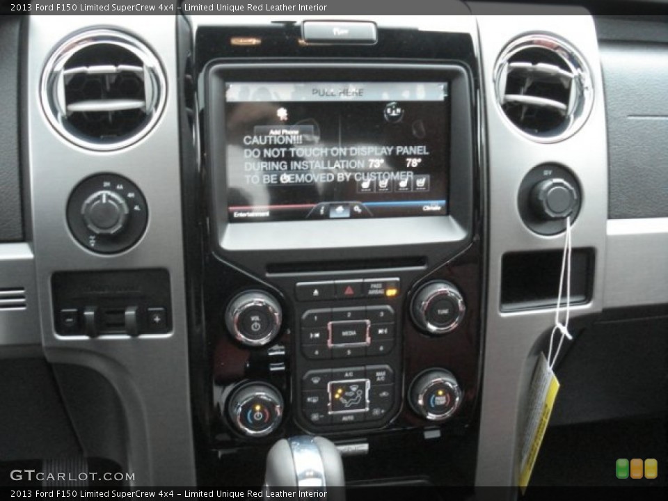 Limited Unique Red Leather Interior Controls for the 2013 Ford F150 Limited SuperCrew 4x4 #73164069