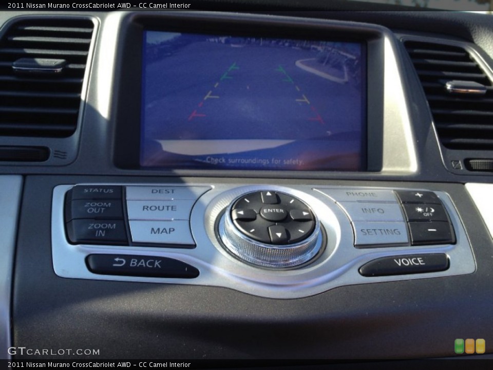 CC Camel Interior Controls for the 2011 Nissan Murano CrossCabriolet AWD #73165236