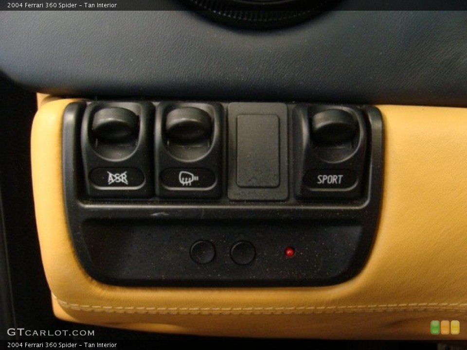 Tan Interior Controls for the 2004 Ferrari 360 Spider #73167091