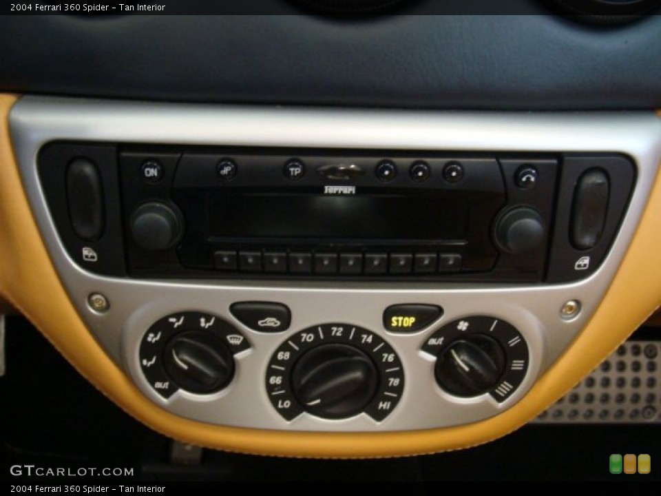 Tan Interior Controls for the 2004 Ferrari 360 Spider #73167176