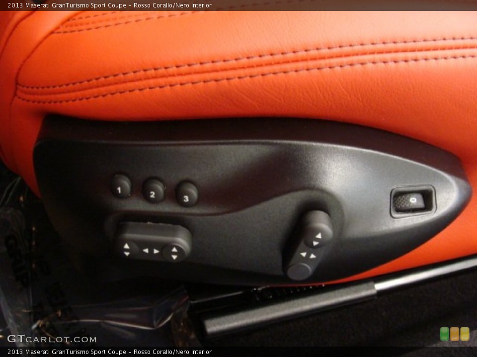 Rosso Corallo/Nero Interior Controls for the 2013 Maserati GranTurismo Sport Coupe #73167738
