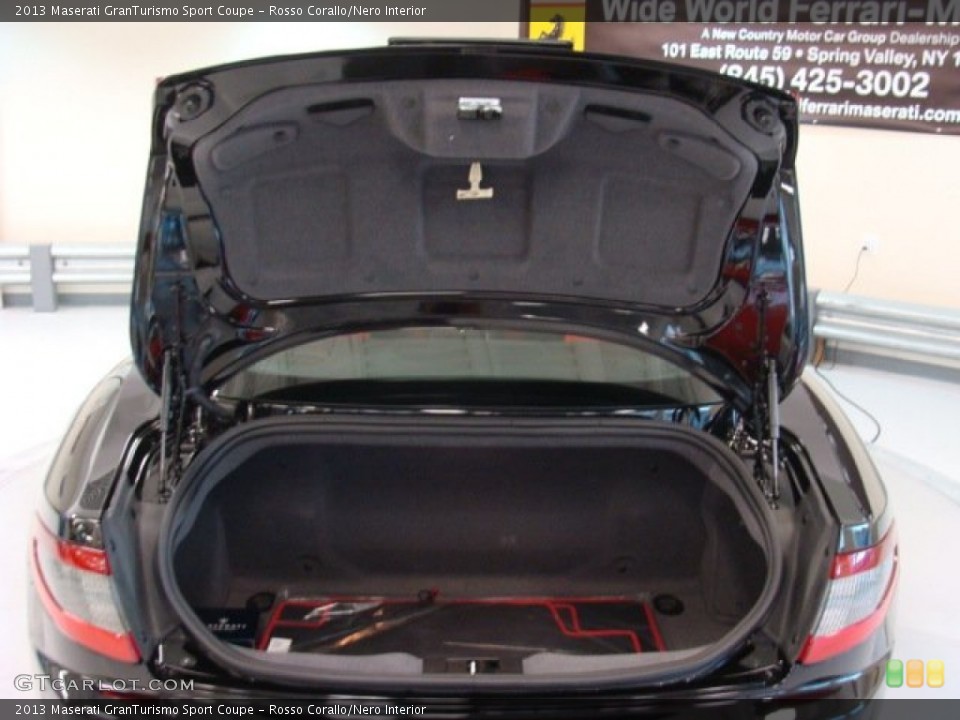 Rosso Corallo/Nero Interior Trunk for the 2013 Maserati GranTurismo Sport Coupe #73167918