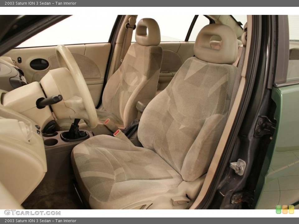Tan Interior Front Seat for the 2003 Saturn ION 3 Sedan #73175502